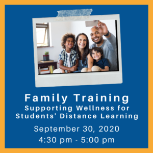 Supporting Wellness for Students' Distance Learning